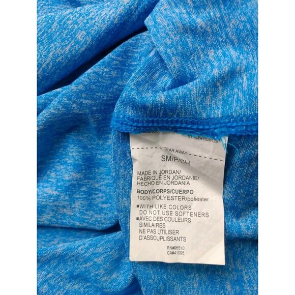 UNDER ARMOUR WOMEN'S TECH 1/2 ZIP TWIST SHIRT Light Blue Size Small - Picture 6 of 6